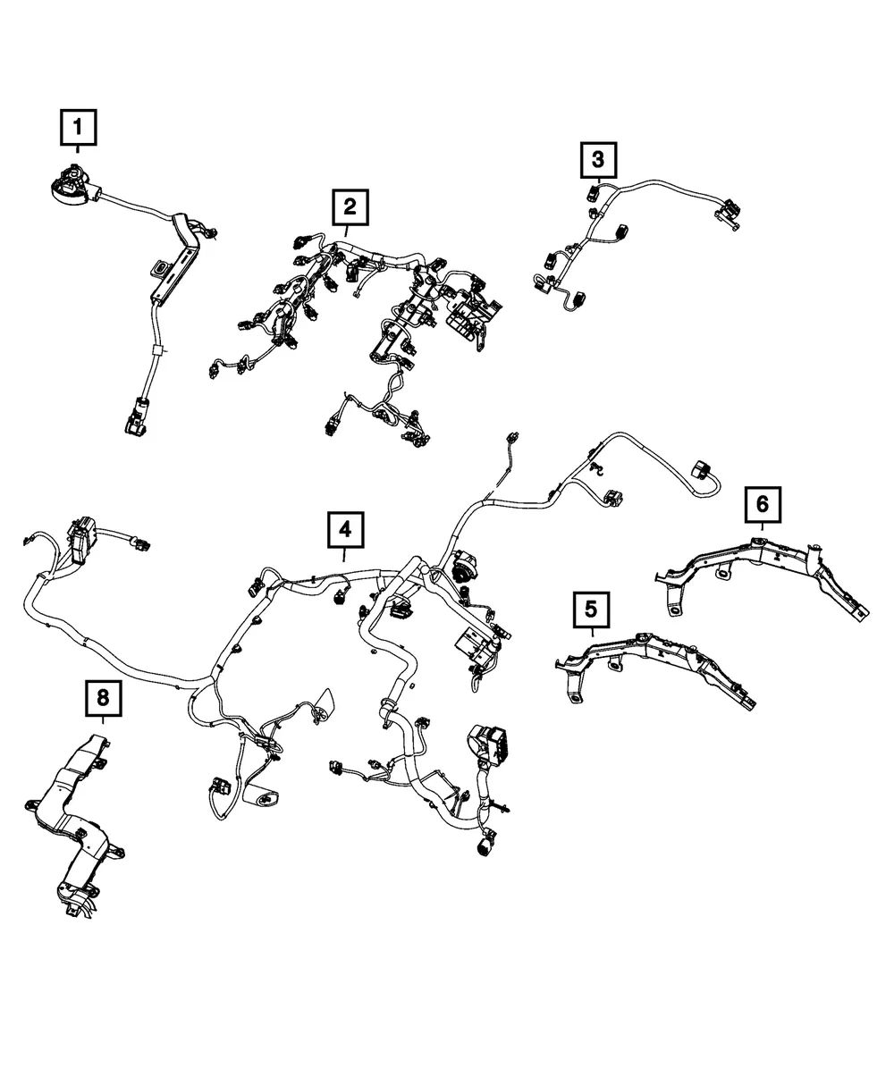 Wiring Trough - Mopar (68547086AA)