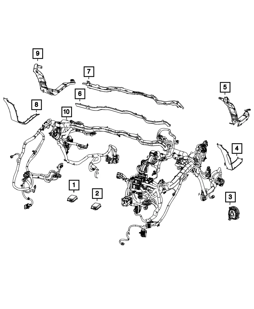 Wiring Trough - Mopar (68547703aa)