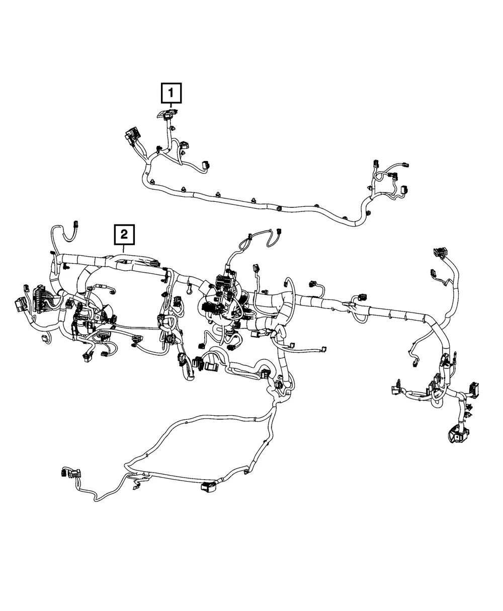Instrument Panel Wiring - Mopar (68549801AC)