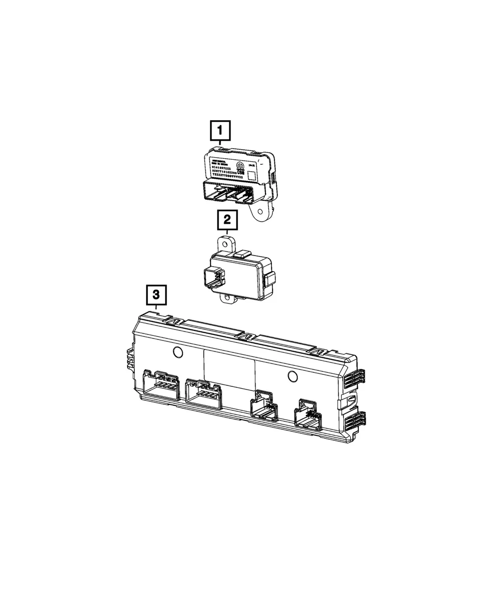 Seat Memory Module - Mopar (68550020AB)