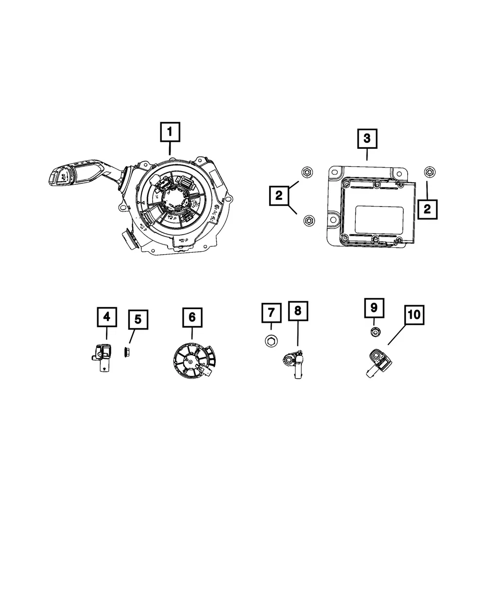 Acceleration Sensor - Mopar (68570272AA)
