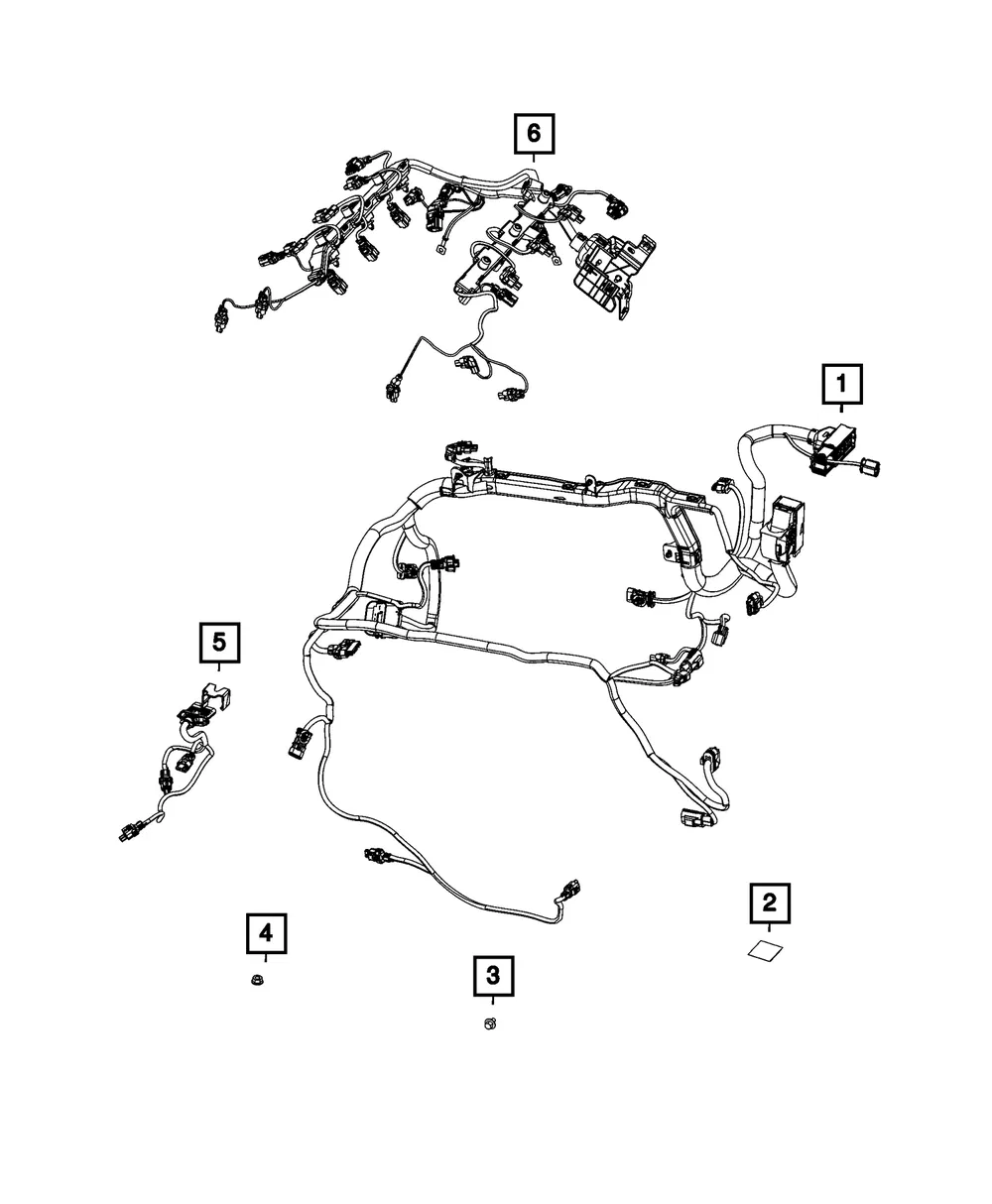 Engine Wiring - Mopar (68570958ac)