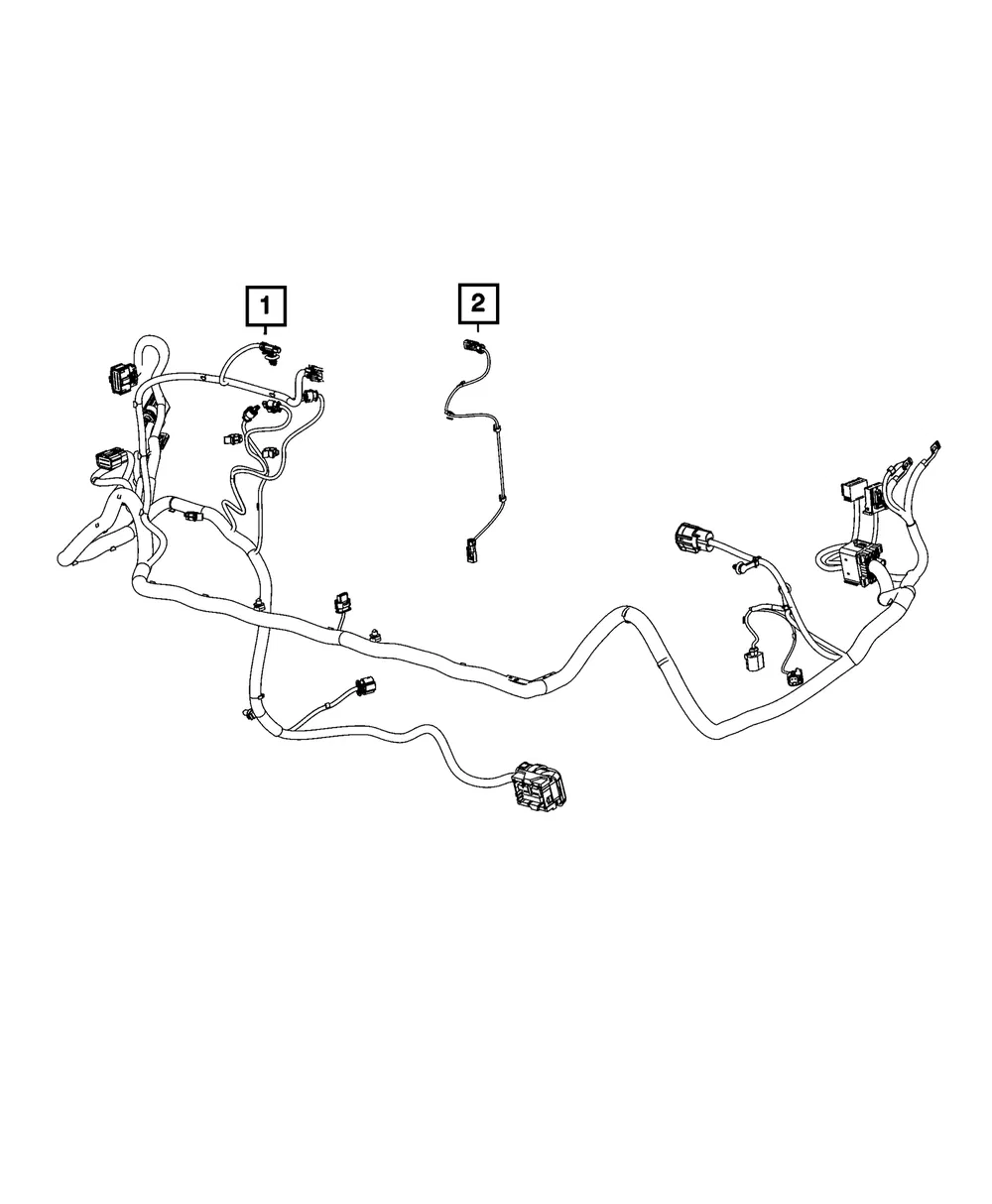 Front End Module Wiring - Mopar (68574576AA)