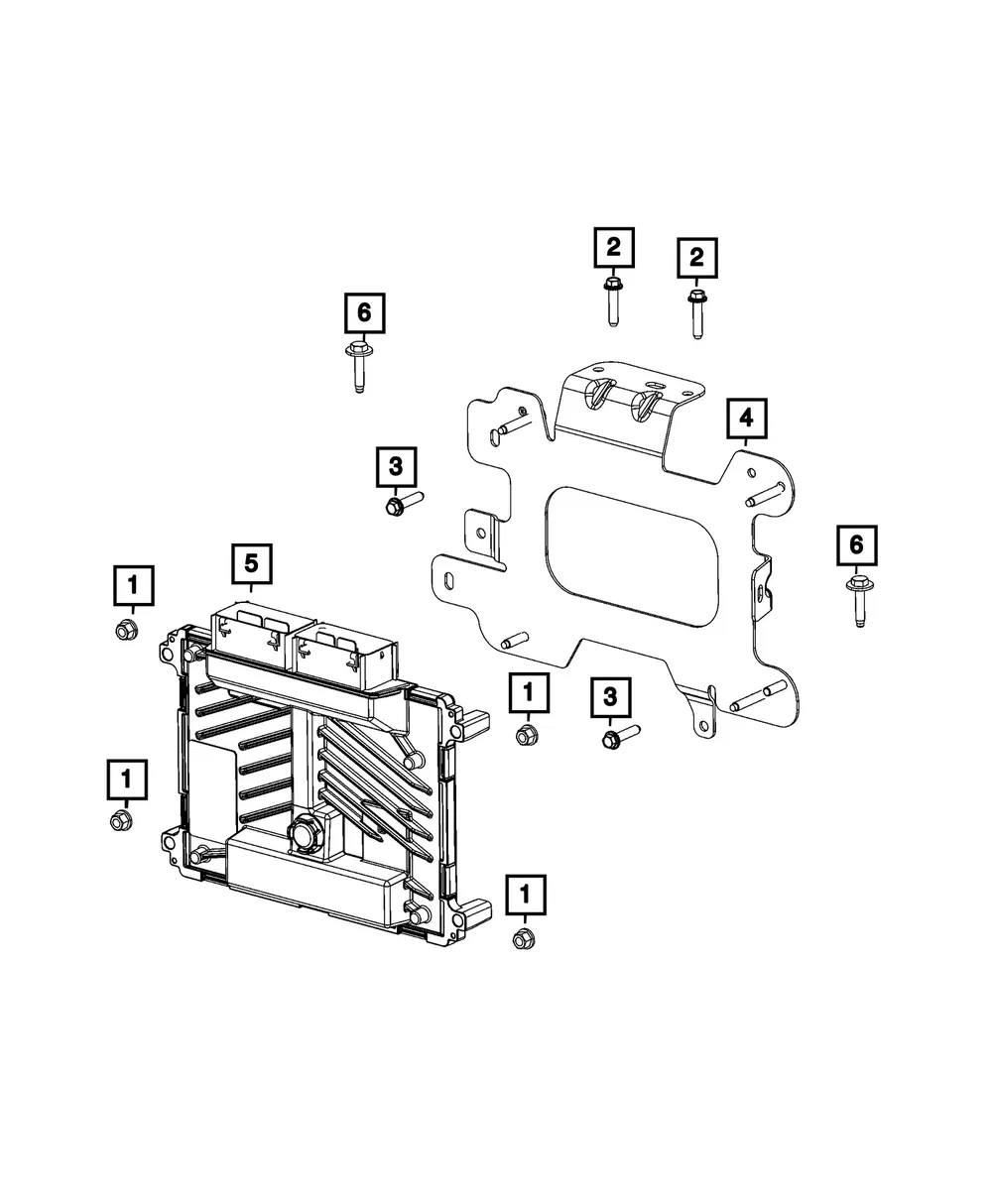 Generic Engine Control Module - Mopar (68575471AB)