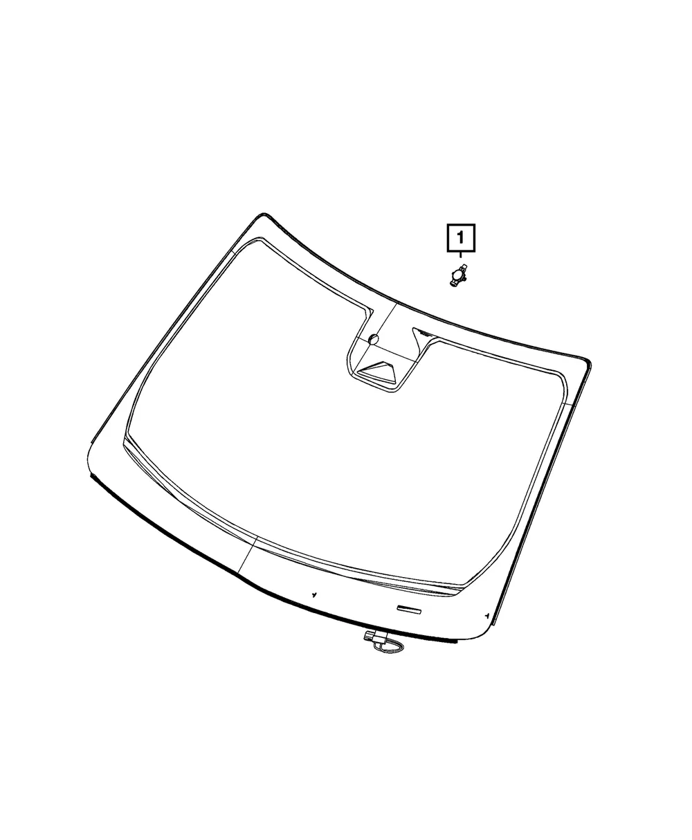 Rain Sensor - Mopar (68576492aa)
