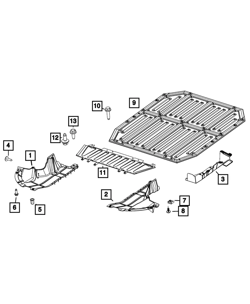 Battery Tray - Mopar (68578587AB)