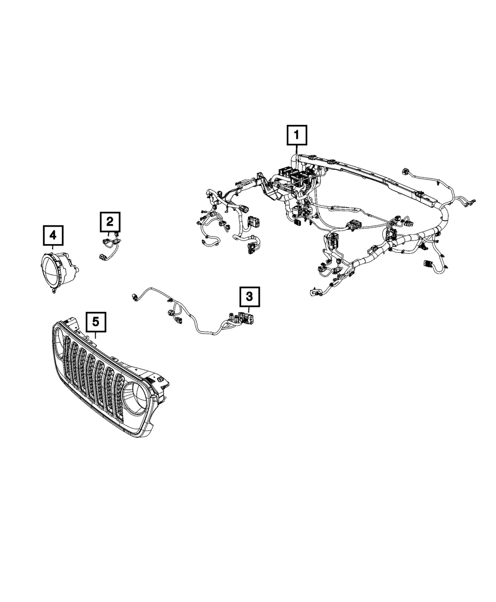 Dash Wiring - Mopar (68579082AA)