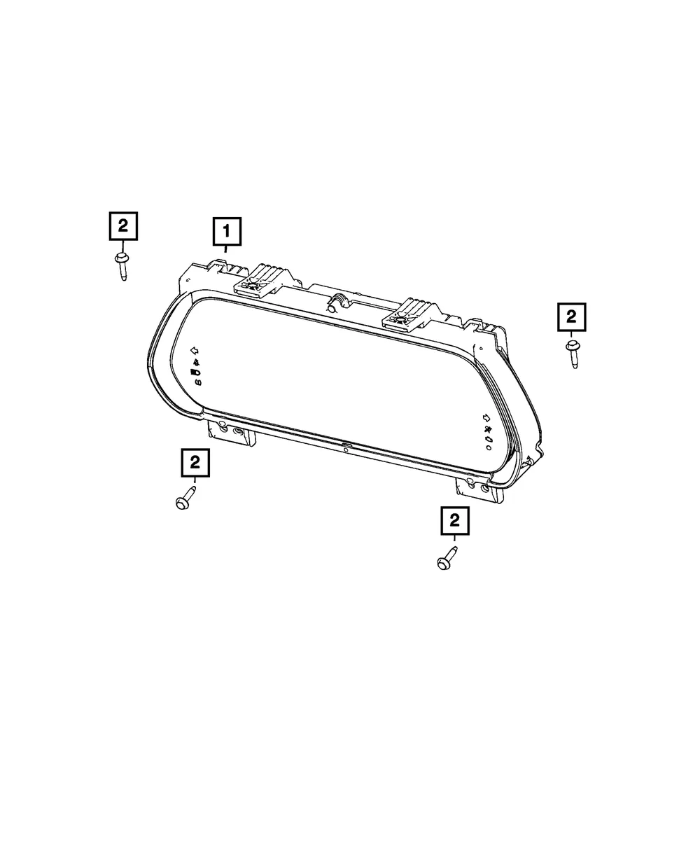 Instrument Panel Cluster - Mopar (68579508AH)