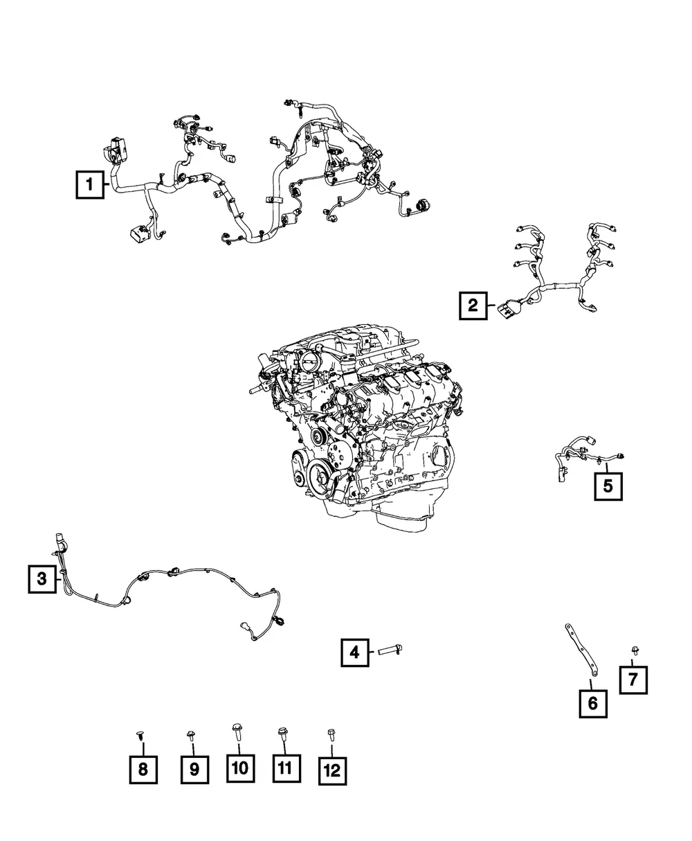 Engine Wiring - Mopar (68582346AB)