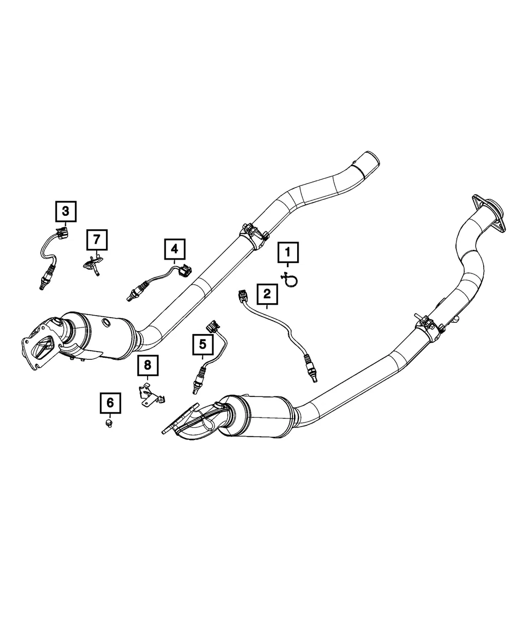 Oxygen Sensor Bracket - Mopar (68583871AA)