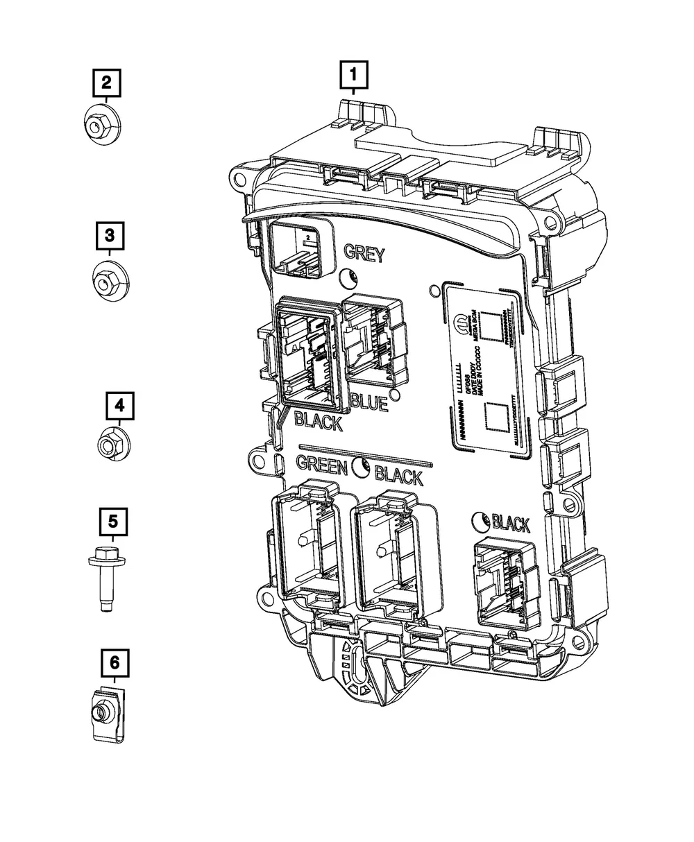 Body Controller Module - Mopar (68583903AH)