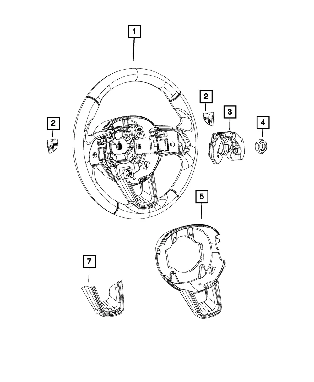 Front Switch Carrier, Left - Mopar (68584745aa)