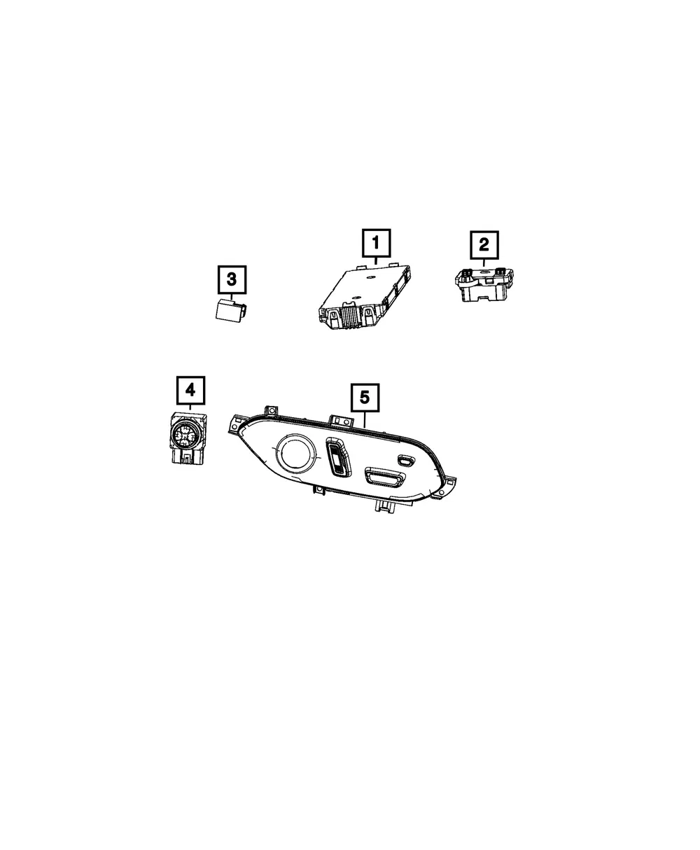 Seat Memory Module - Mopar (68585711AD)