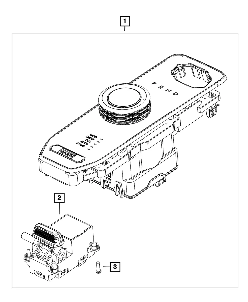 Terrain Select Switch - Mopar (68586436AB)
