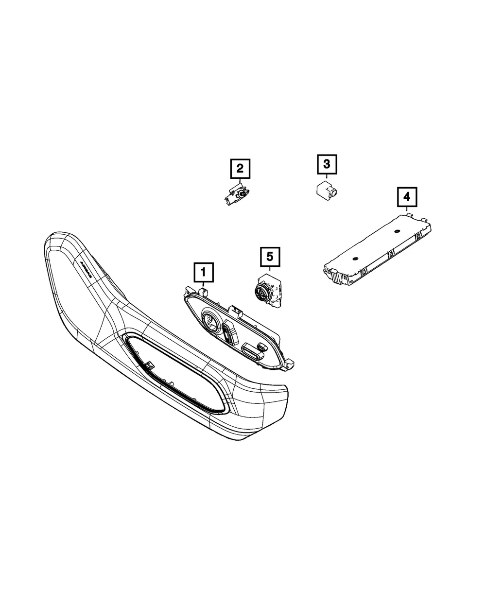 Seat Memory Module - Mopar (68588742AD)