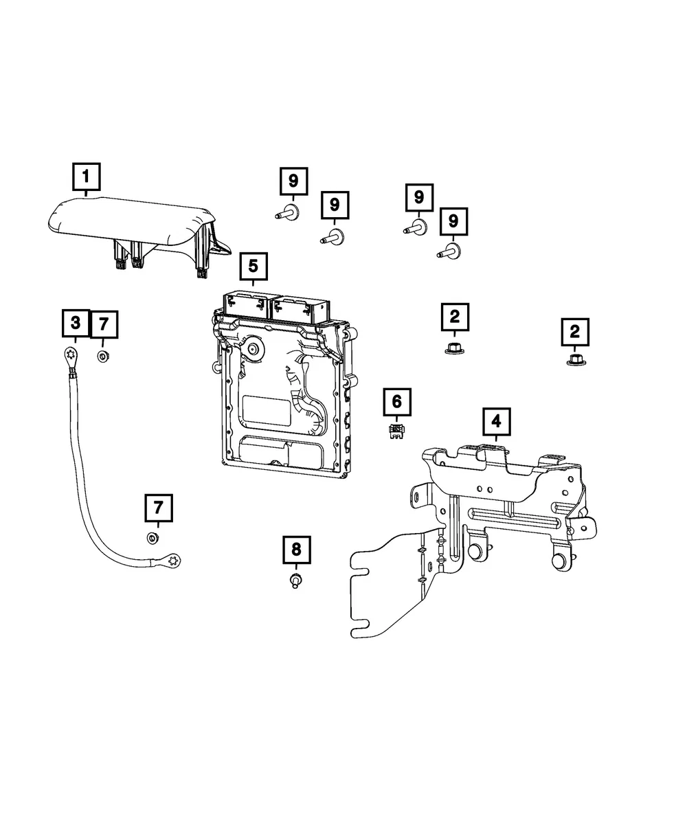 Control Module - Mopar (68588991AK)