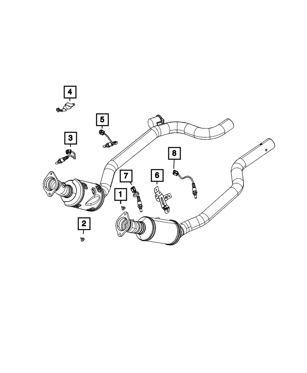 Oxygen Sensor Bracket - Mopar (68589469AA)