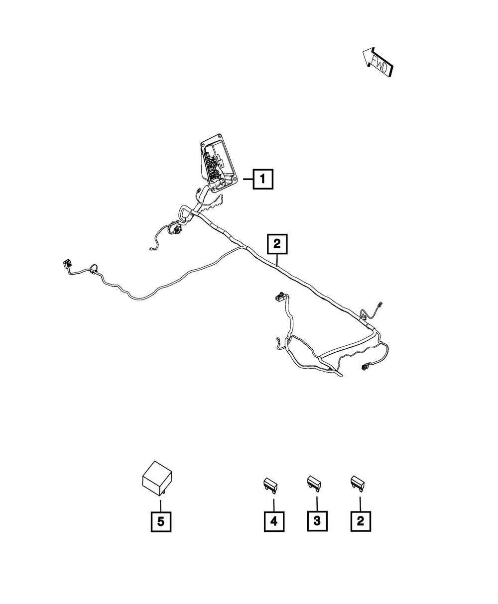 Body Wiring - Mopar (68589502AA)