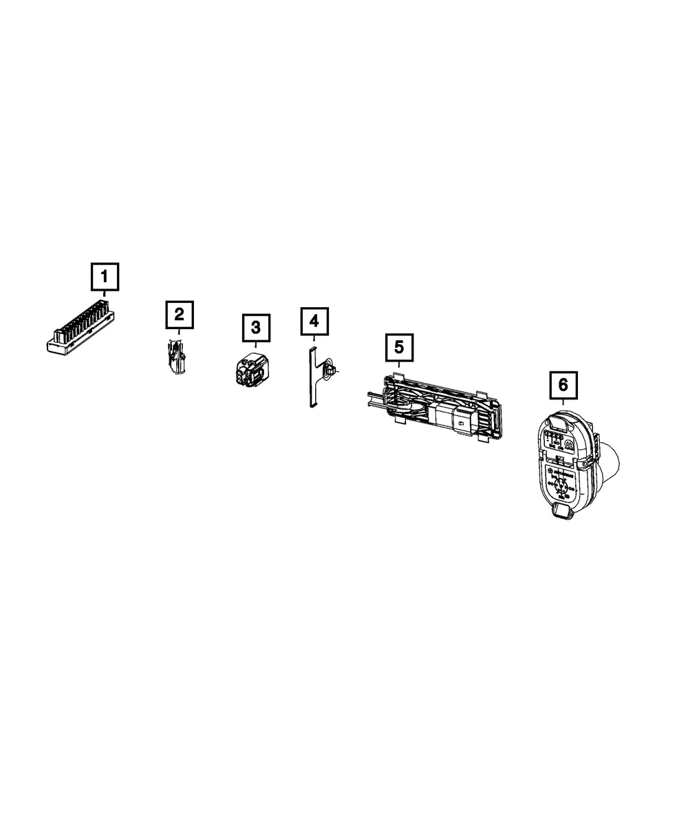 Connector Clip - Mopar (68589848AA)