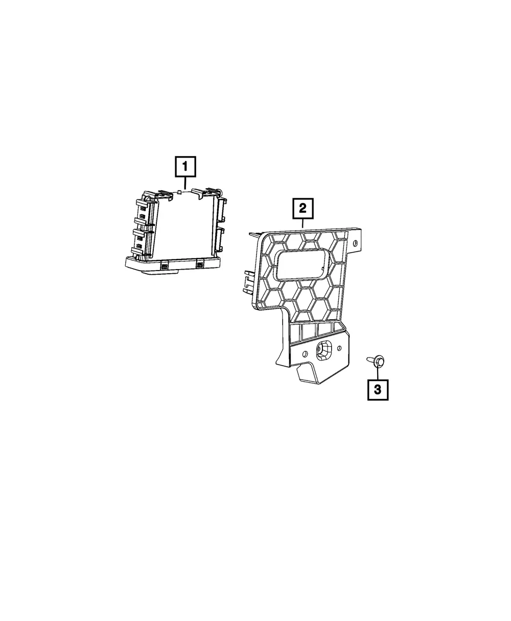 Module Bracket - Mopar (68591184AC)