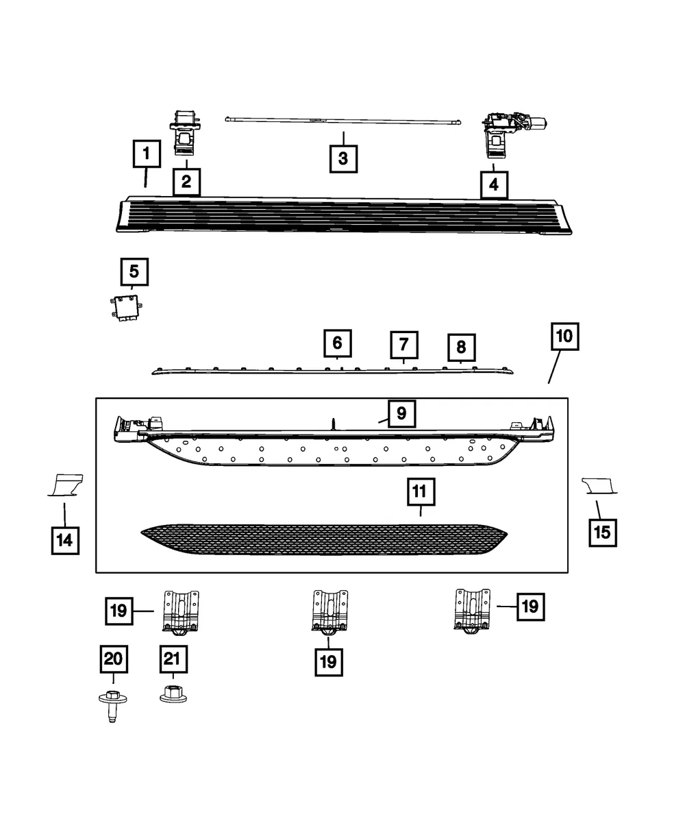 Side Step Module - Mopar (68596592AD)