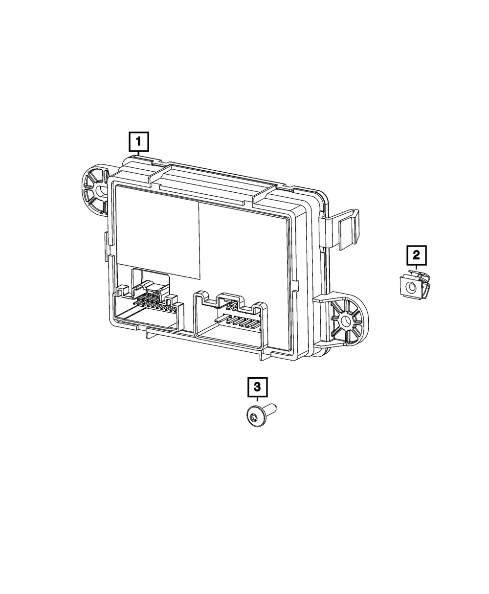 Hatch Gate Module - Mopar (68596613AE)