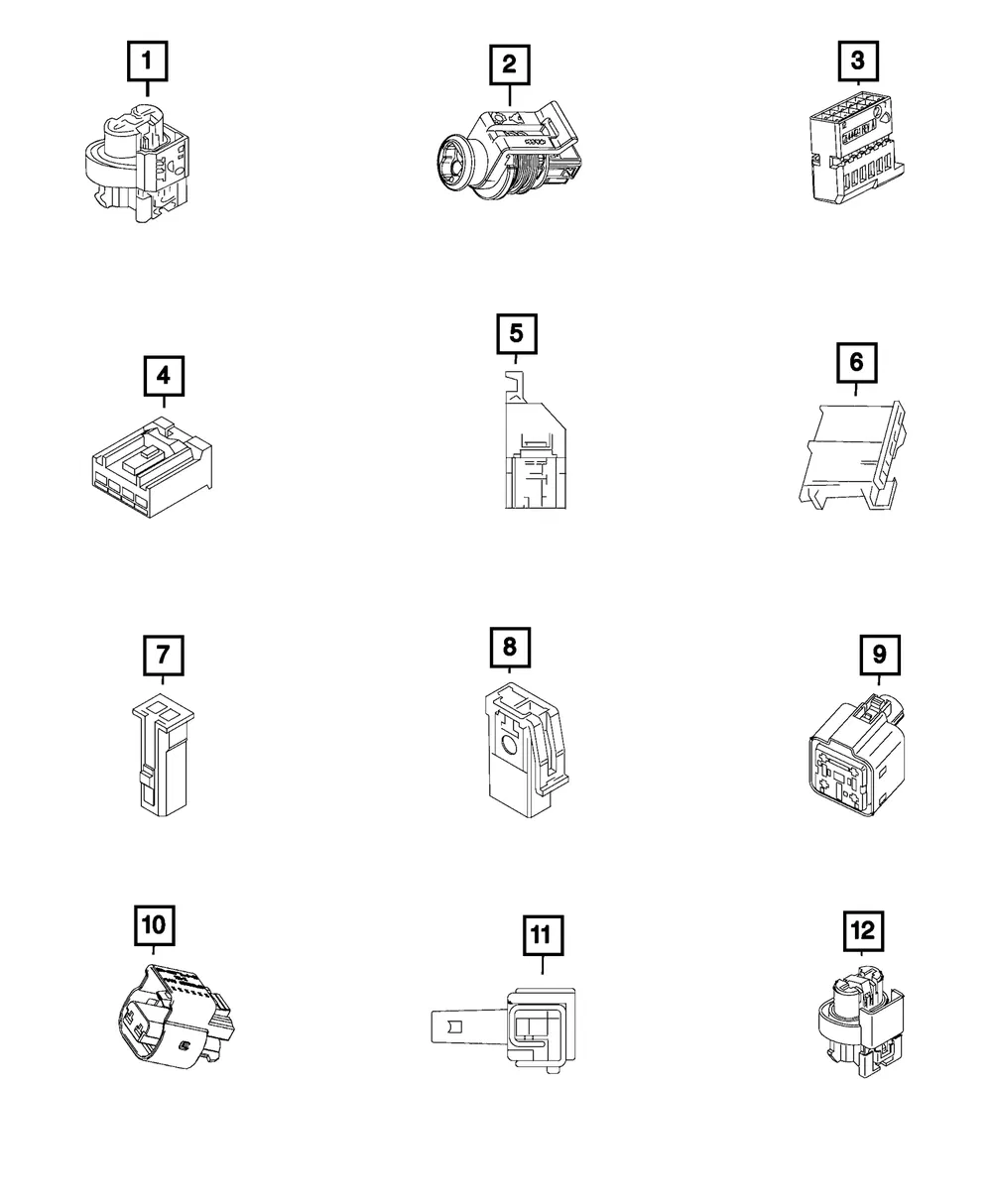 Electrical Connector - Mopar (68600482aa)