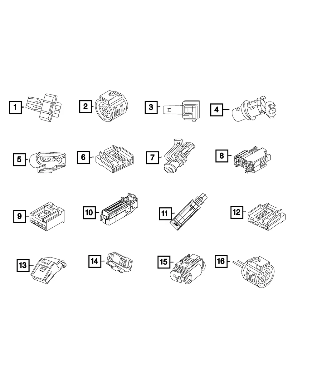 Electrical Connector - Mopar (68600672AA)