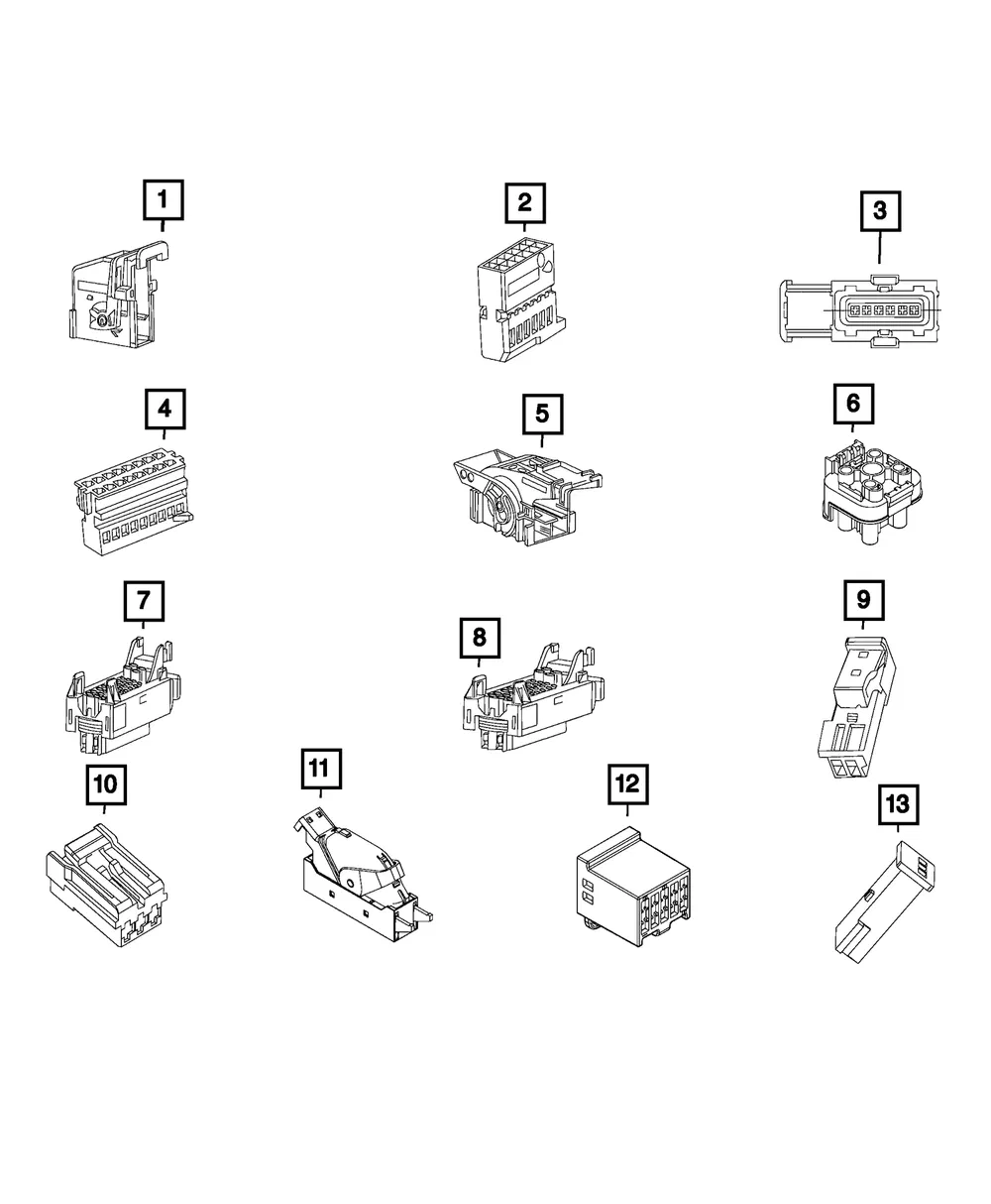 Electrical Connector - Mopar (68601328aa)