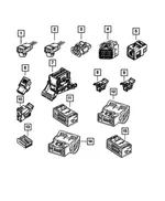 Electrical Connector - Mopar (68601348aa)