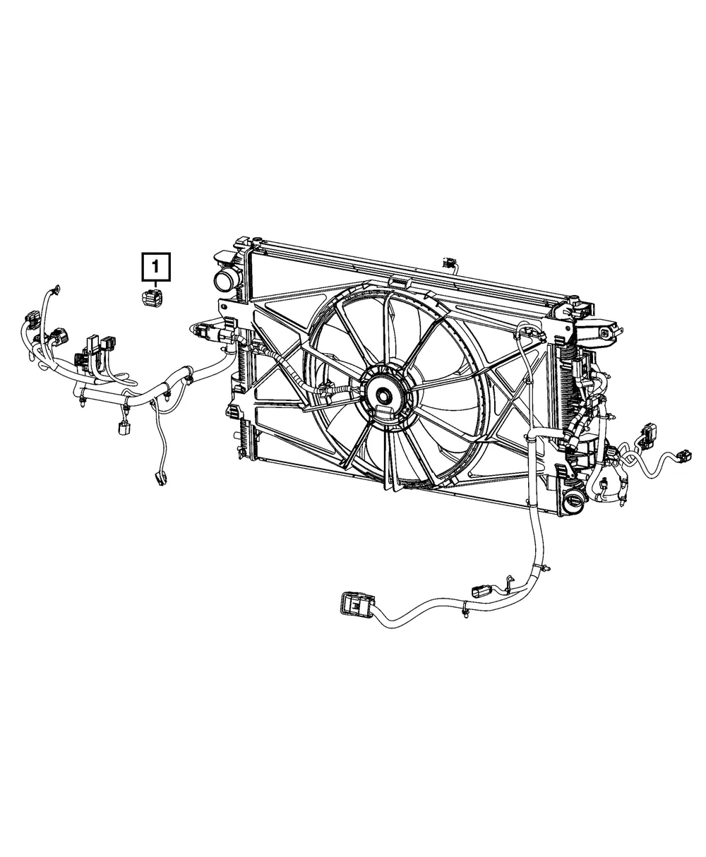 Electrical Connector - Mopar (68601677aa)