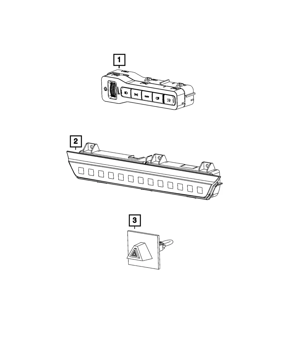 Headlamp Switch - Mopar (68602414AE)