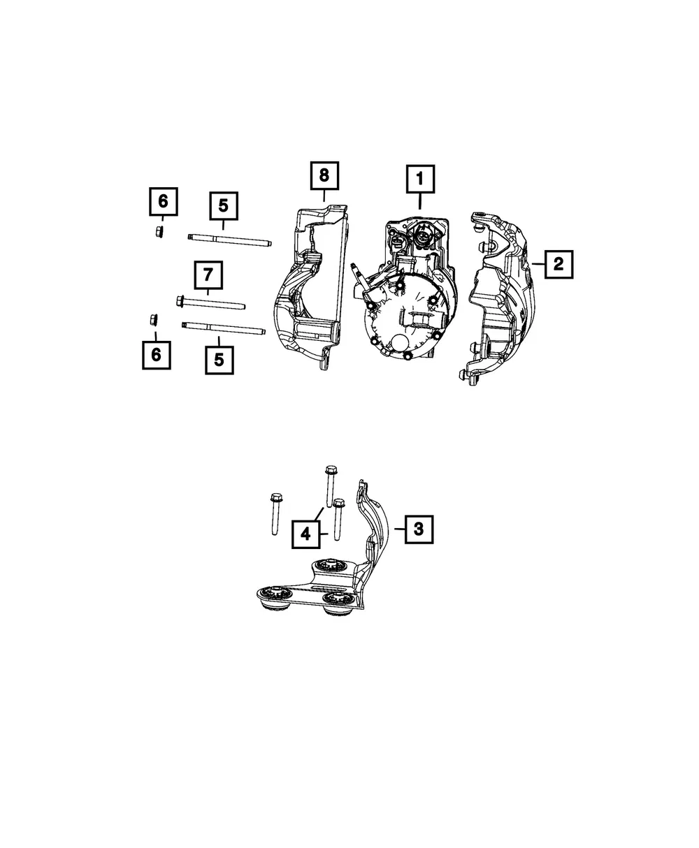 Module Bracket - Mopar (68604809AB)