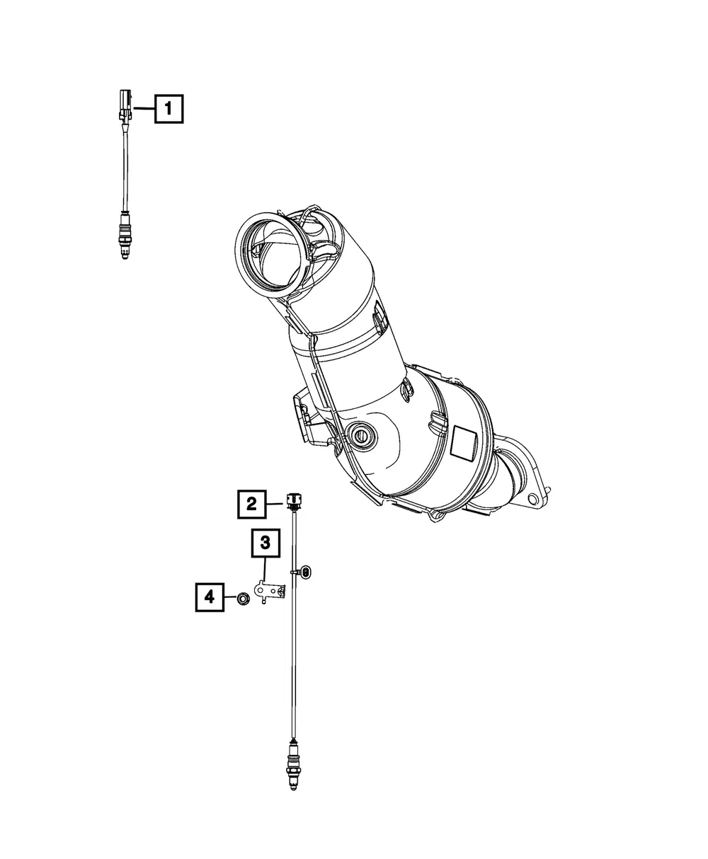Oxygen Sensor - Mopar (68605242AC)