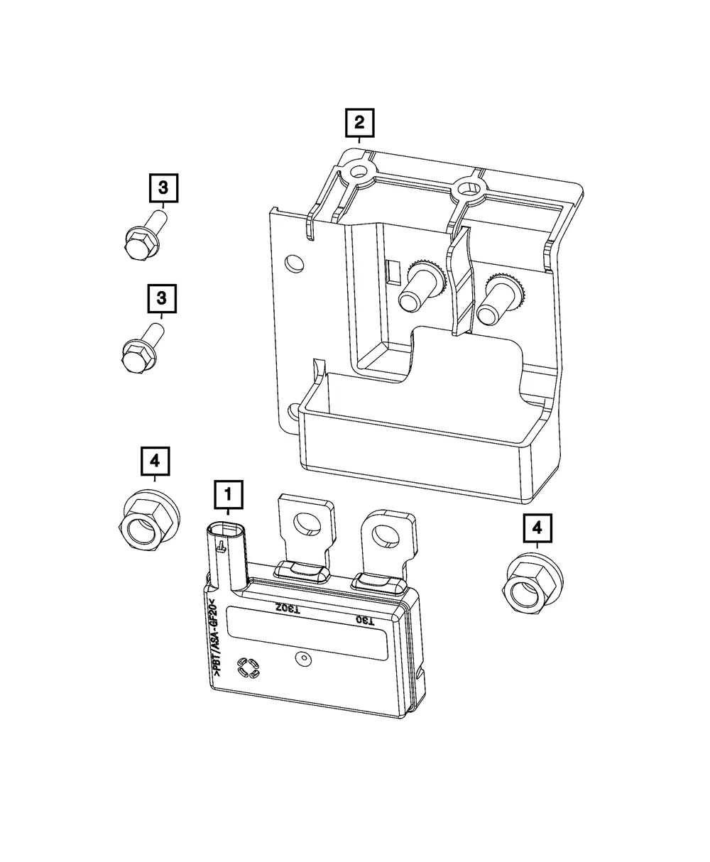 Relay - Mopar (68606435AB)