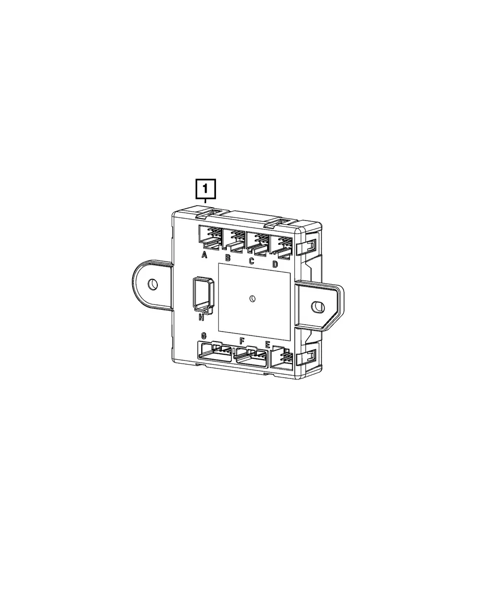 Door Module, Left - Mopar (68607723AF)