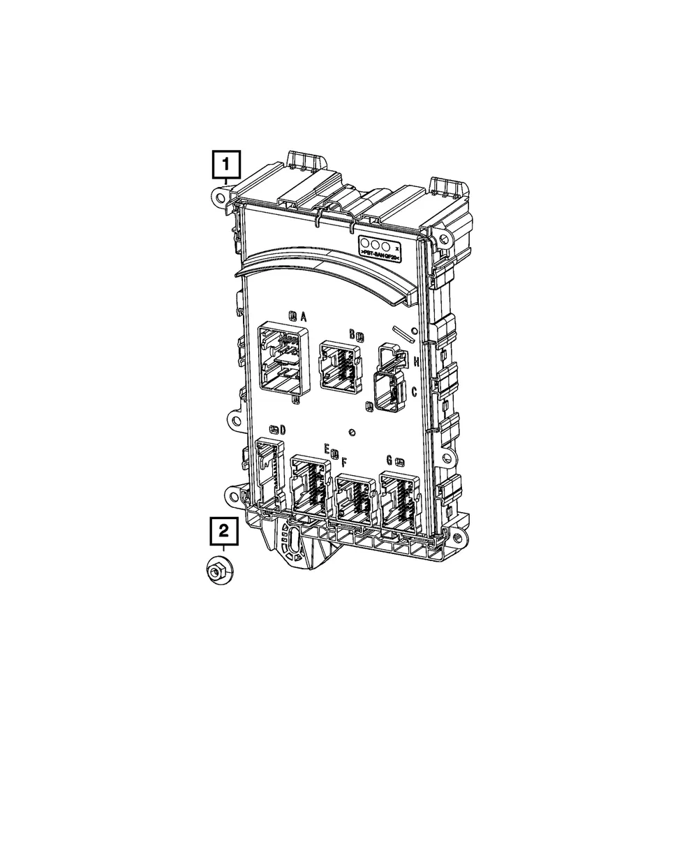 Body Controller Module - Mopar (68608712AF)