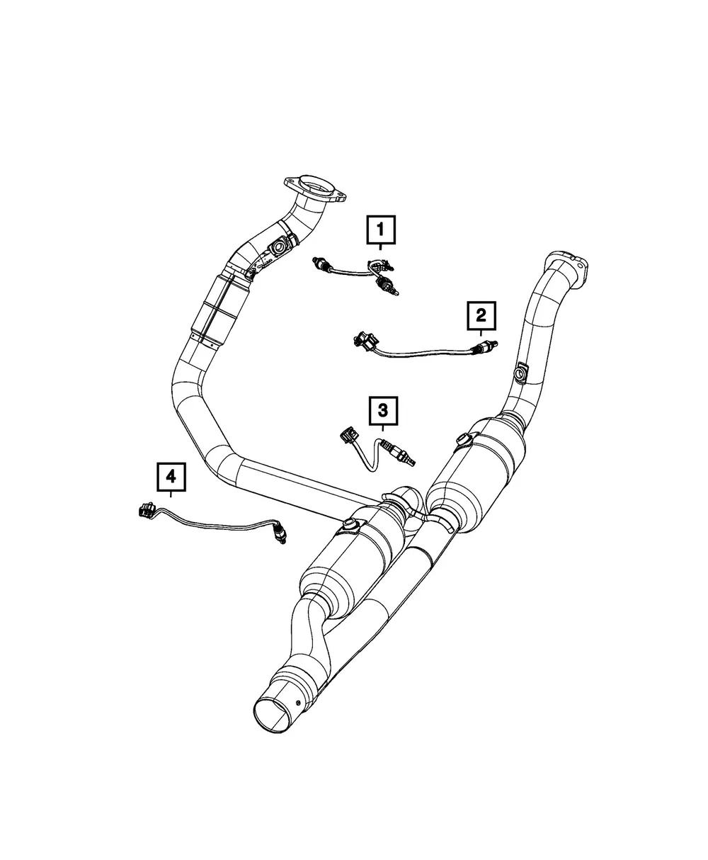 Oxygen Sensor - Mopar (68613189AC)