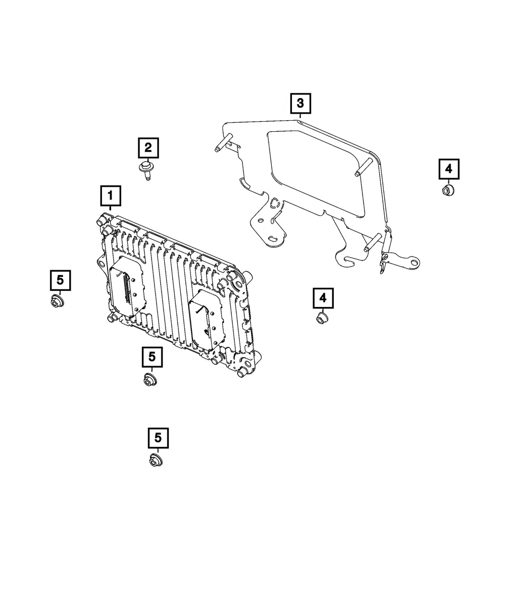 Engine Controller Module - Mopar (68615037AA)
