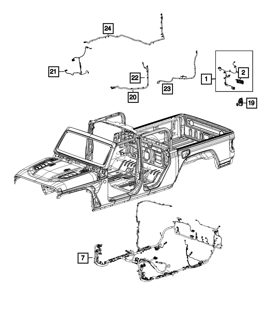 Body Wiring - Mopar (68616290AD)