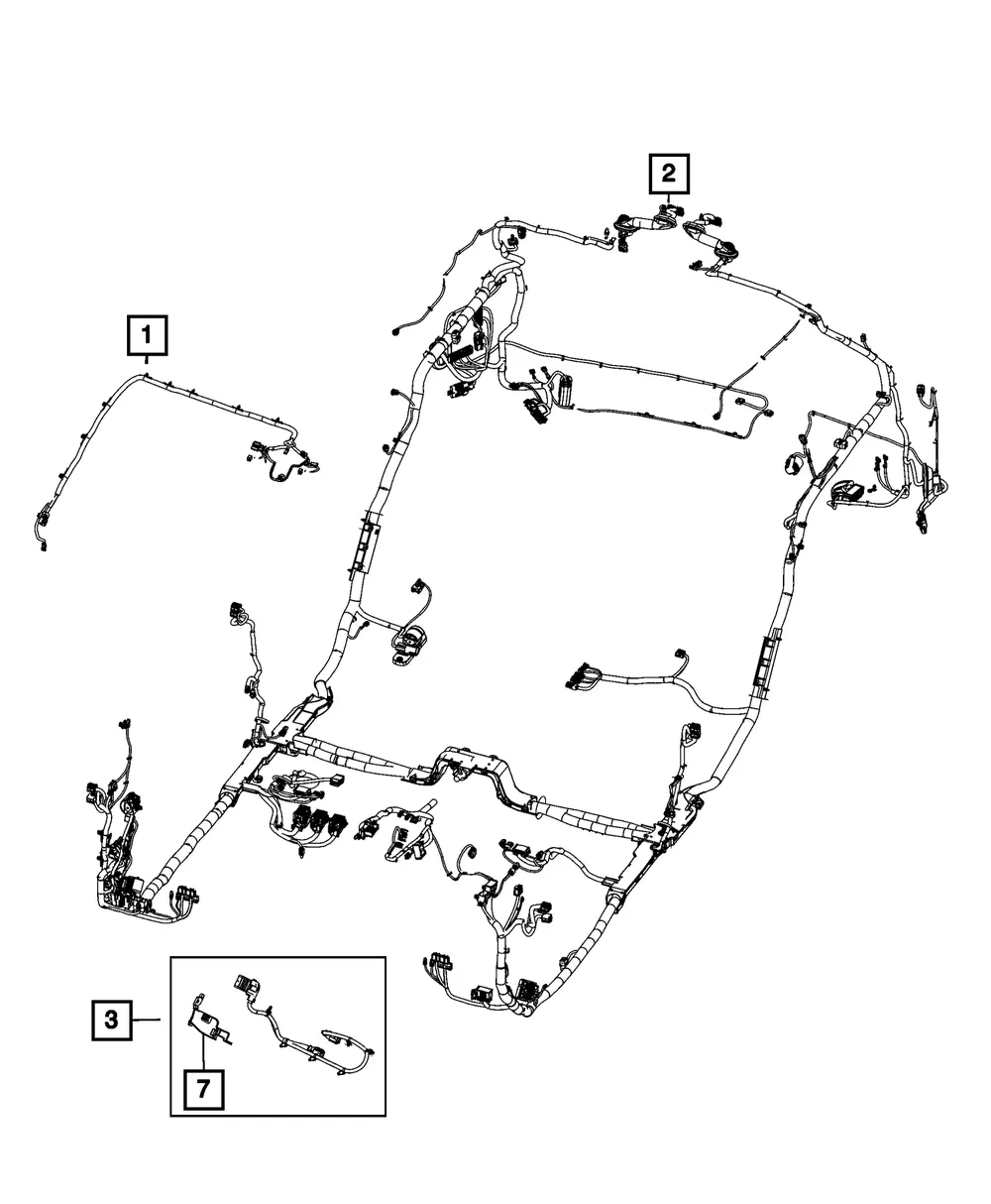 Body Wiring - Mopar (68616360AC)