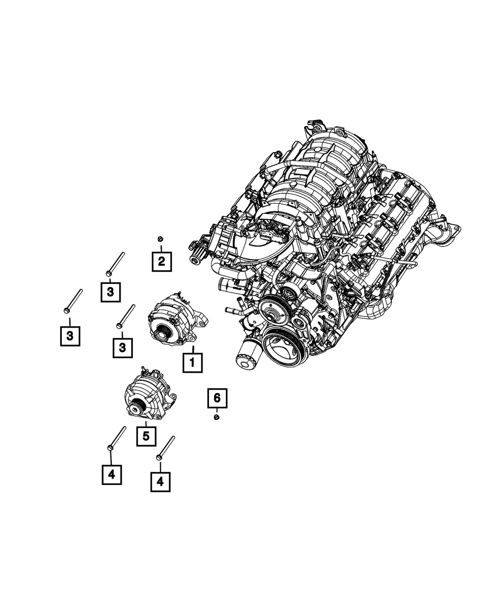 Engine Generator - Mopar (68617106AA)