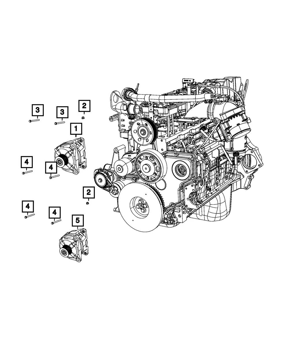 Engine Generator - Mopar (68617107AB)