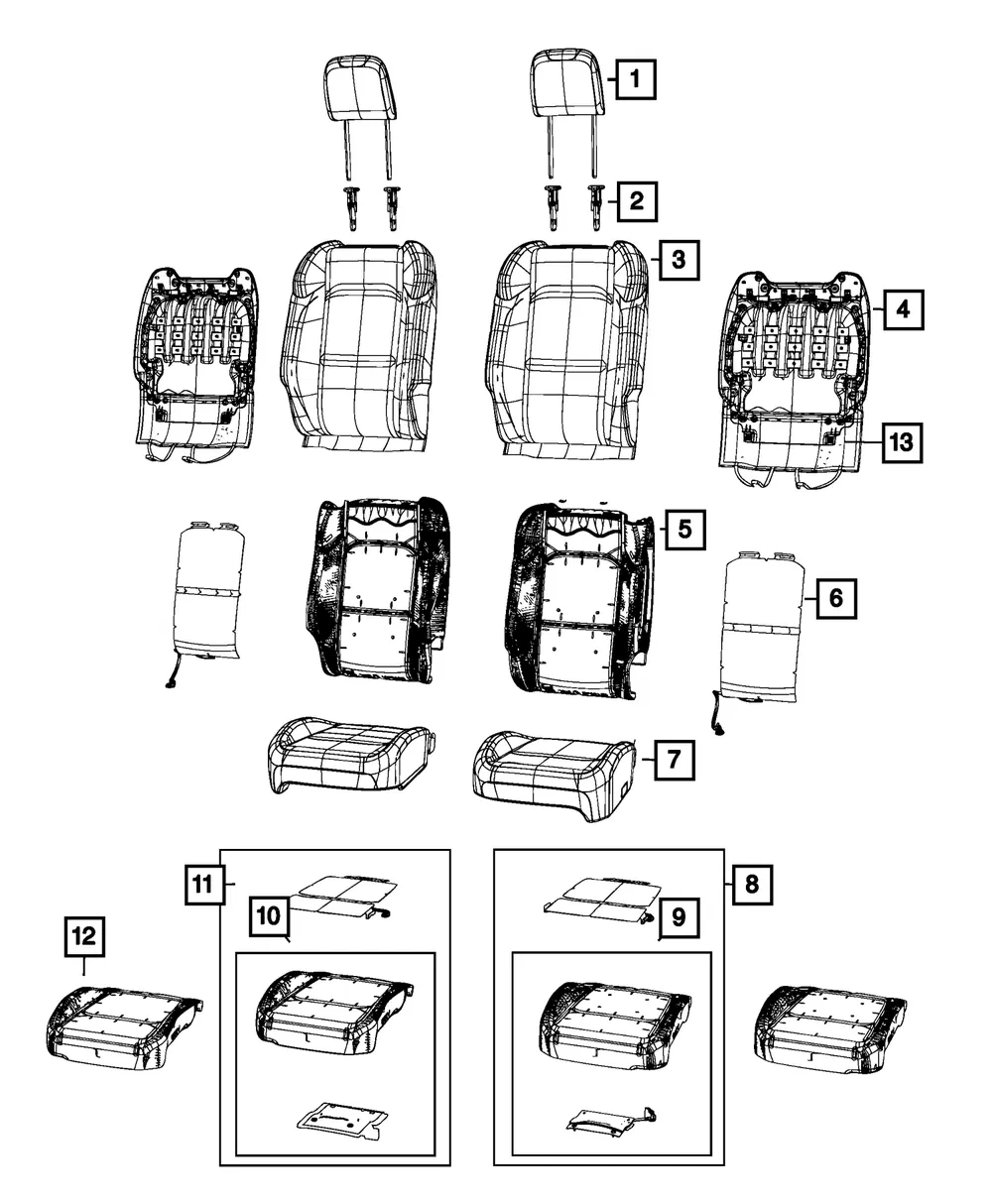 Driver Presence Detection Module Kit - Mopar (68617519aa)