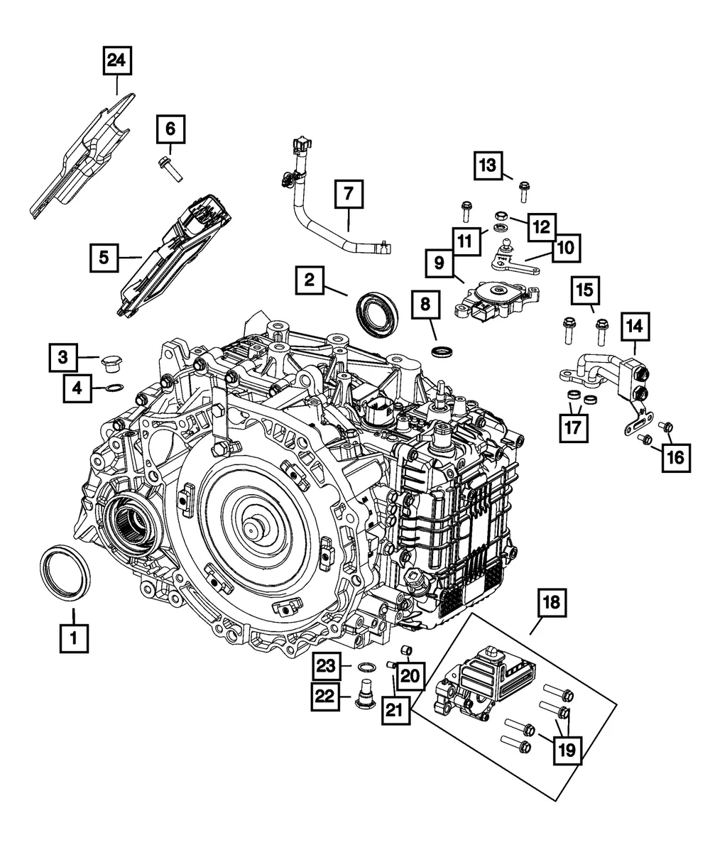 Position Sensor - Mopar (68617974aa)