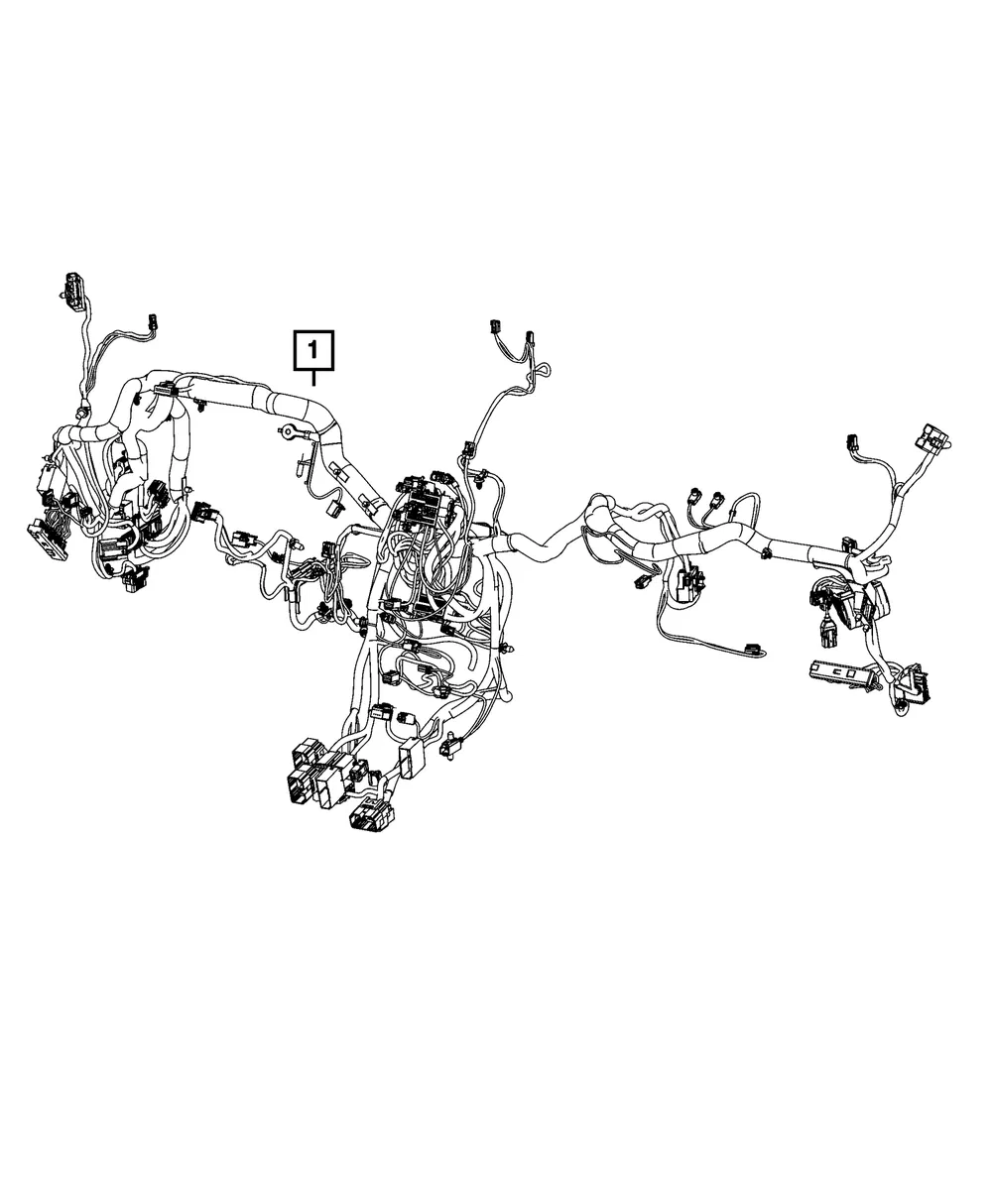Instrument Panel Wiring - Mopar (68619530AA)