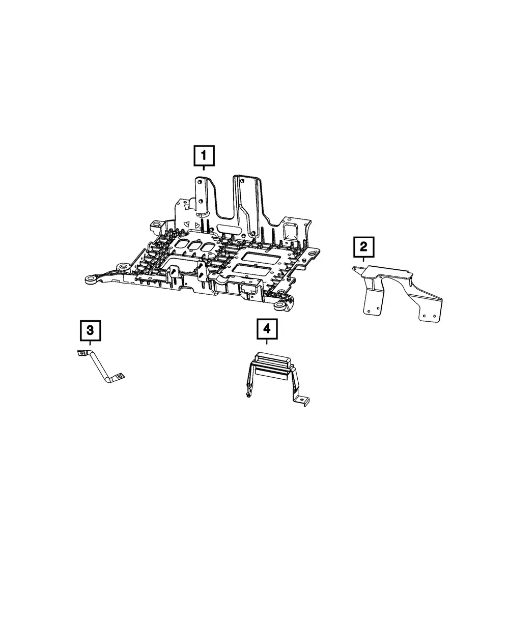 Battery Bracket - Mopar (68620293AA)