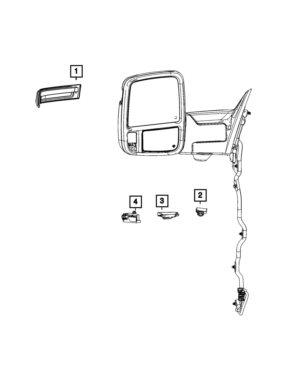 Turn Signal Lamp, Right - Mopar (68620524AB)