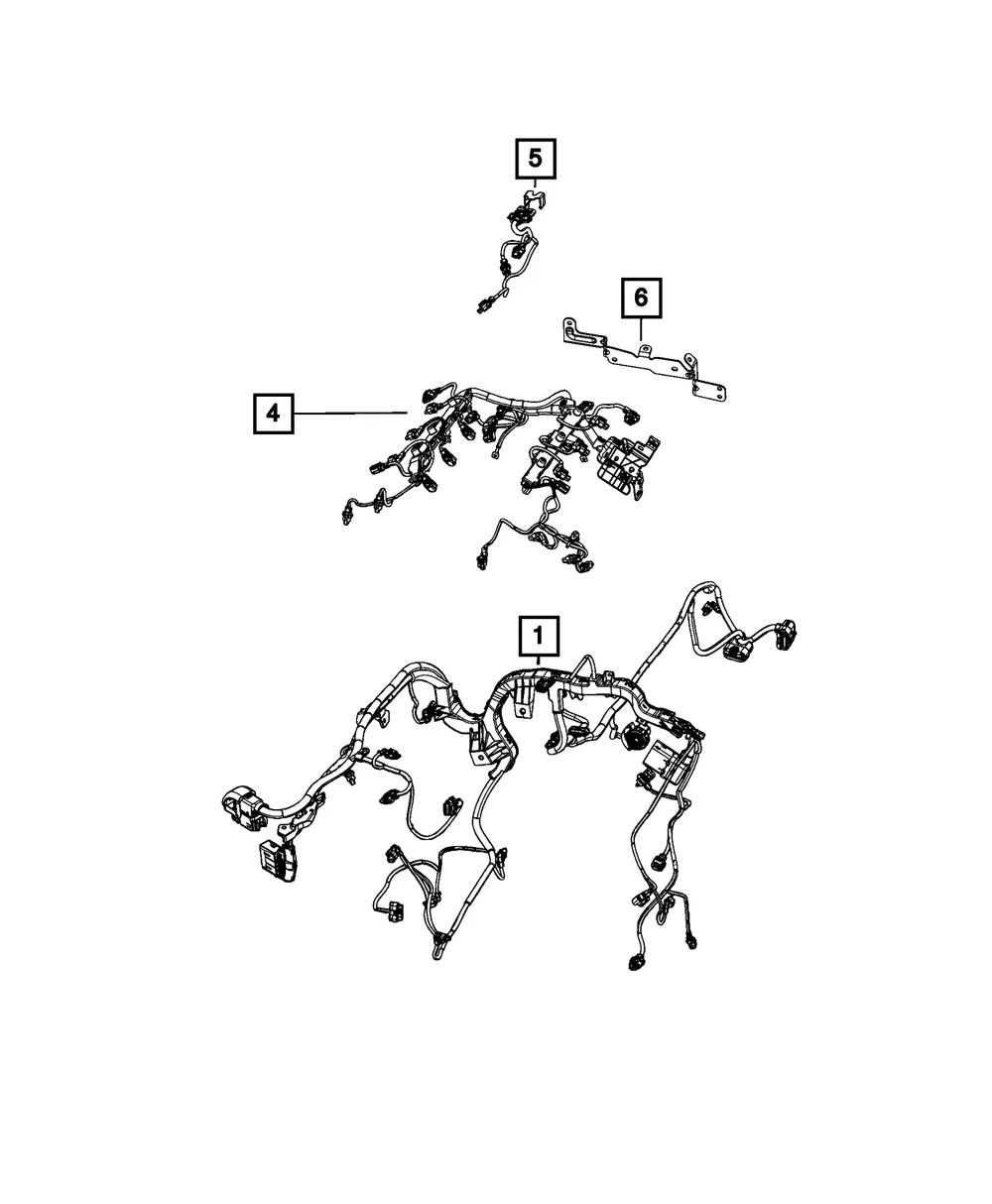 Powertrain Wiring - Mopar (68621712AB)