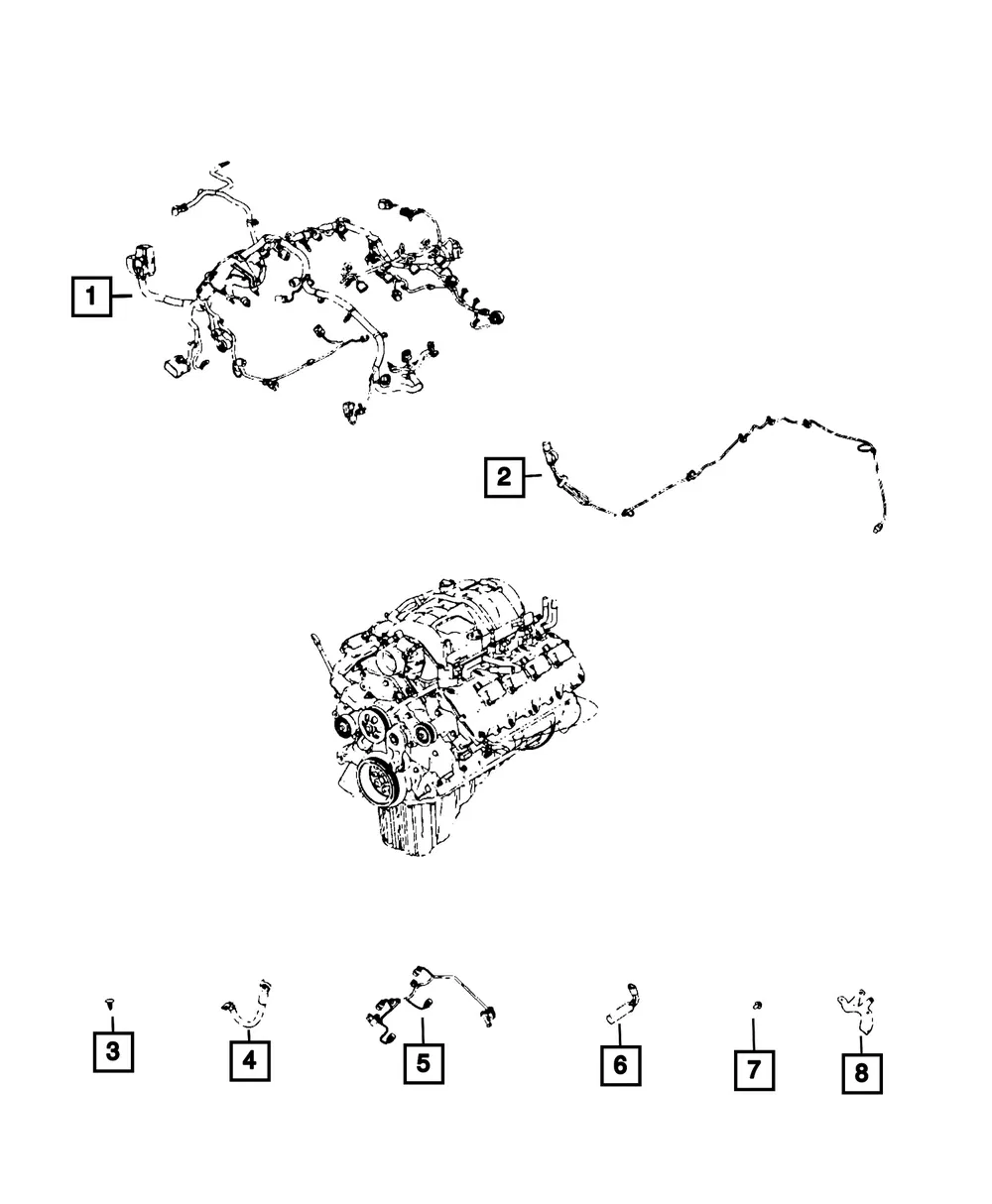 Engine Wiring - Mopar (68622441AA)